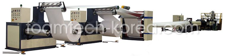 PE Foam Sheet Laminating M/C